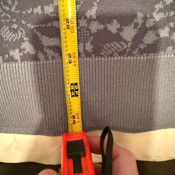 LOFT Blue Patterned Sweater - Picture 7 of 7